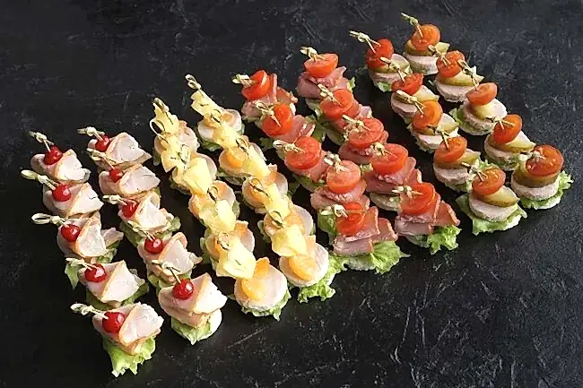 Сет Канапе Микс Из Мяса И Птицы